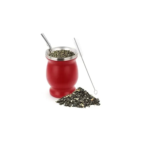 8 Ounce Yerba Mate Cup - Includes Reusable Straw 5