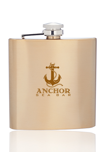 6 oz. Murano Stainless Steel Hip Flasks 2
