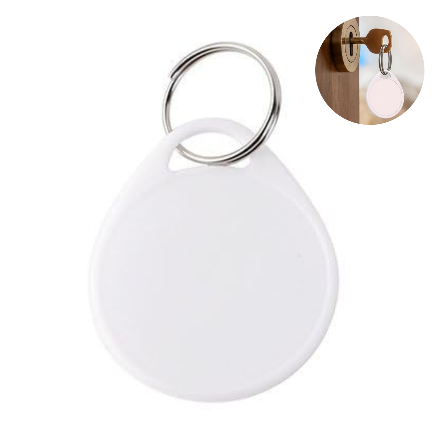 Plastic Round Key Tag 6