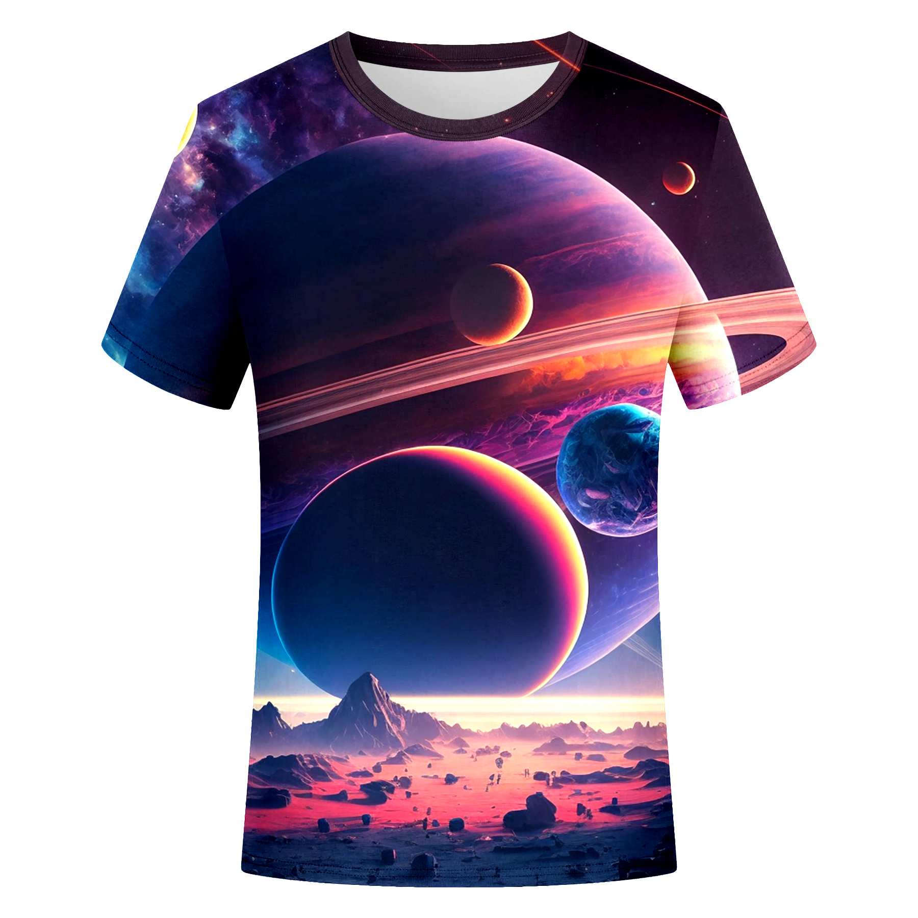 Custom Full Color 3D Printing T-Shirt 8