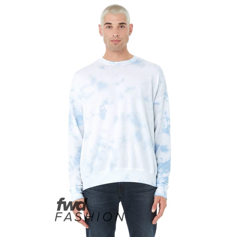 Bella + Canvas FWD Fashion Unisex Tie-Dye Pullover Sweatshirt 20