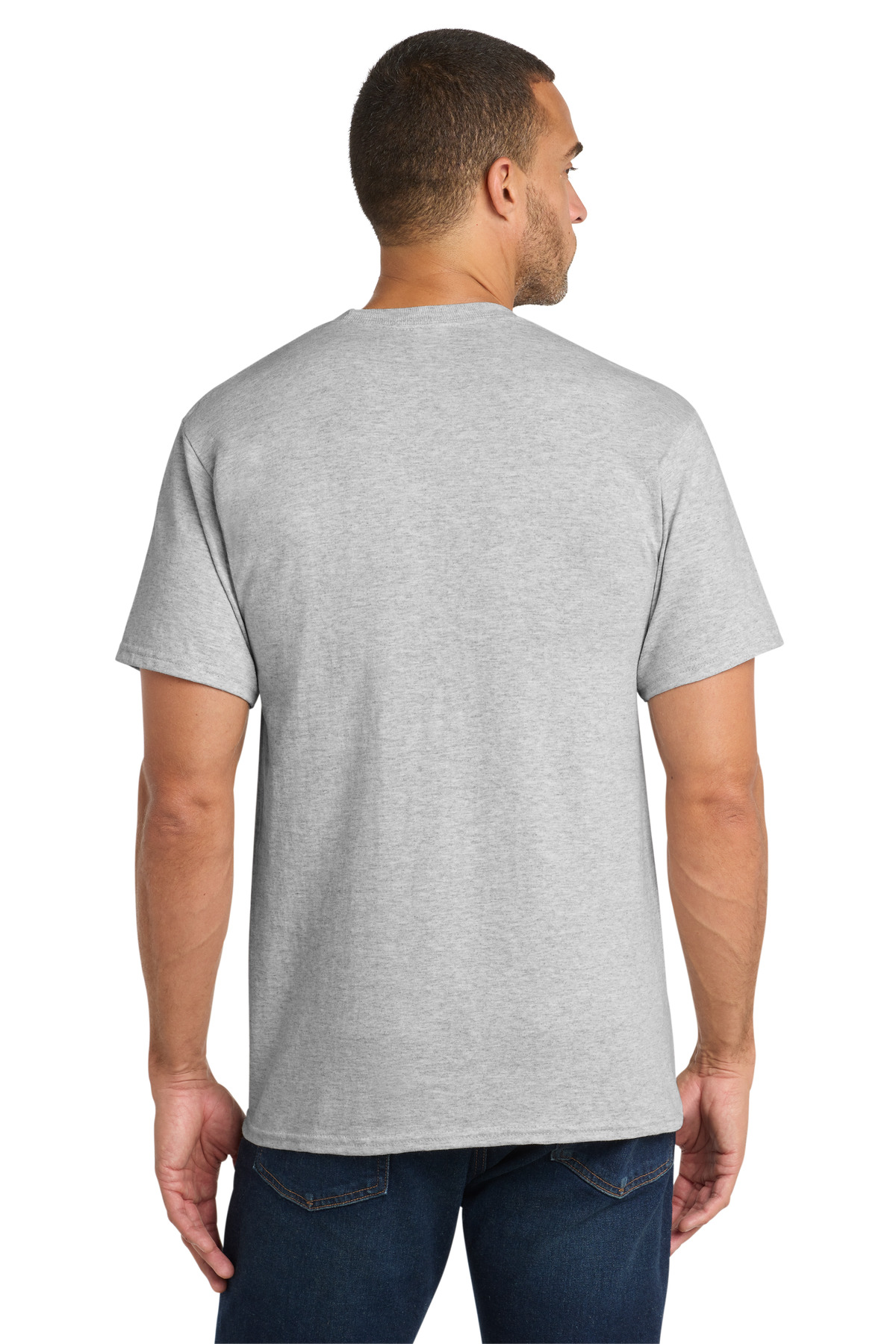 Port & Co Core Cotton Pocket Tee. PC54P 114