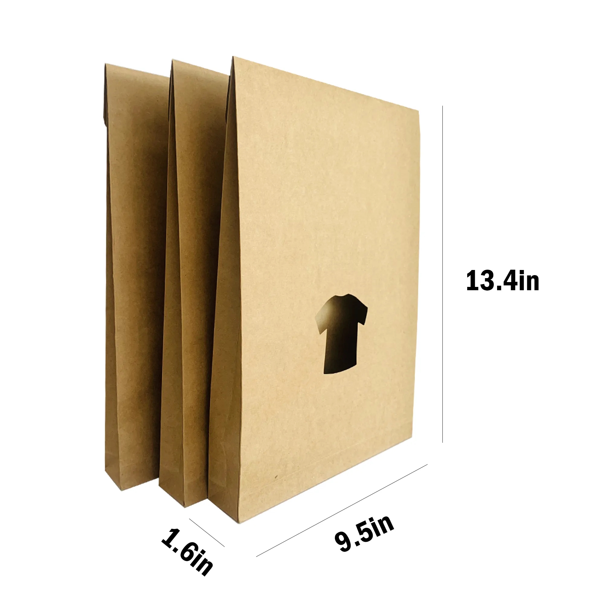 Kraft Paper Folder-Style Garment Packaging Bag 4