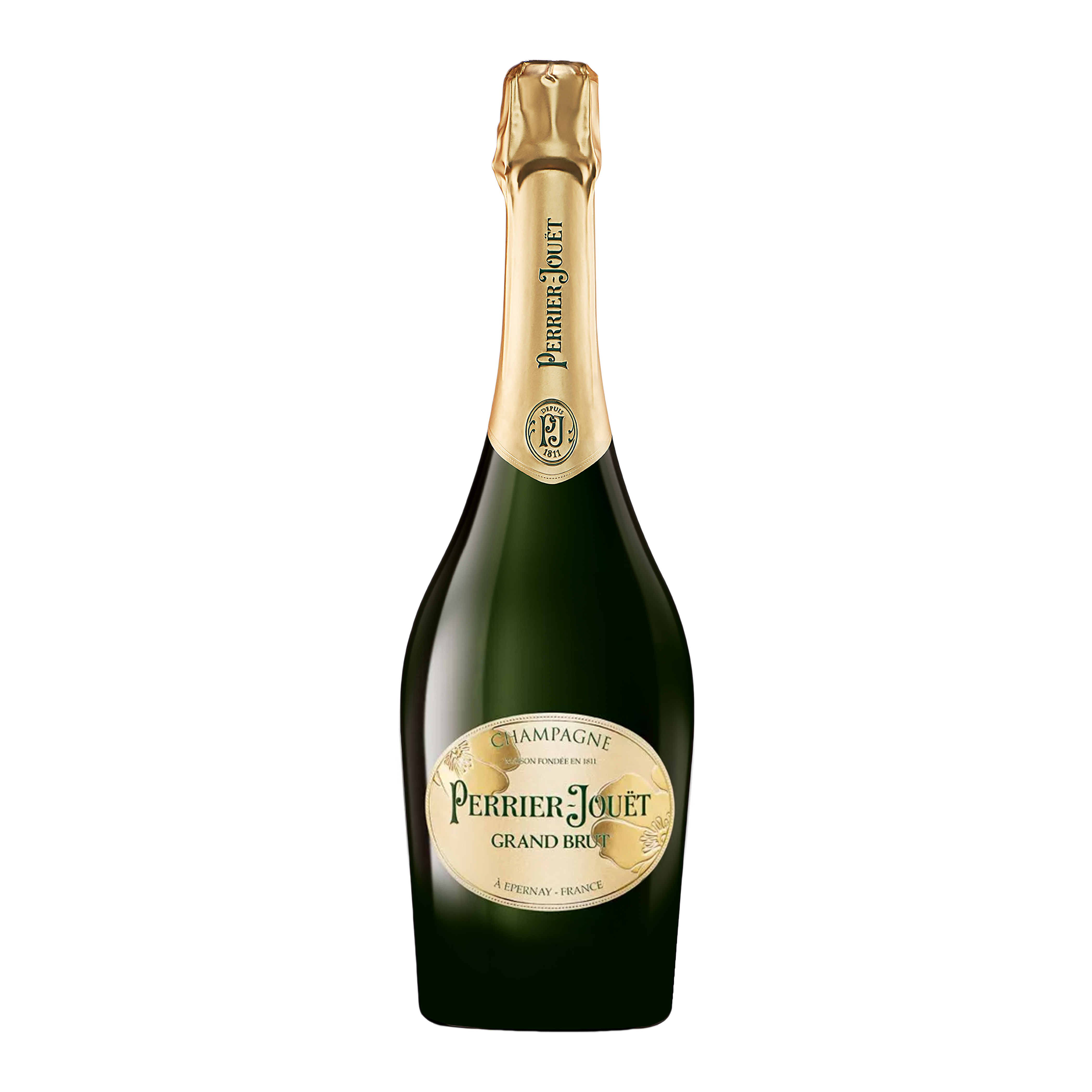 Etched Perrier-Jouët Grand Shape Champagne Bottle 1