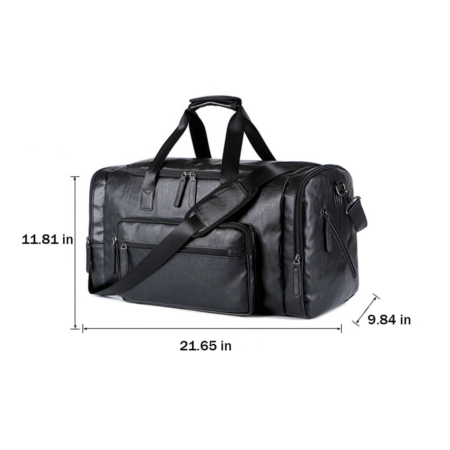 PU Leather Travel Duffel Bag 6