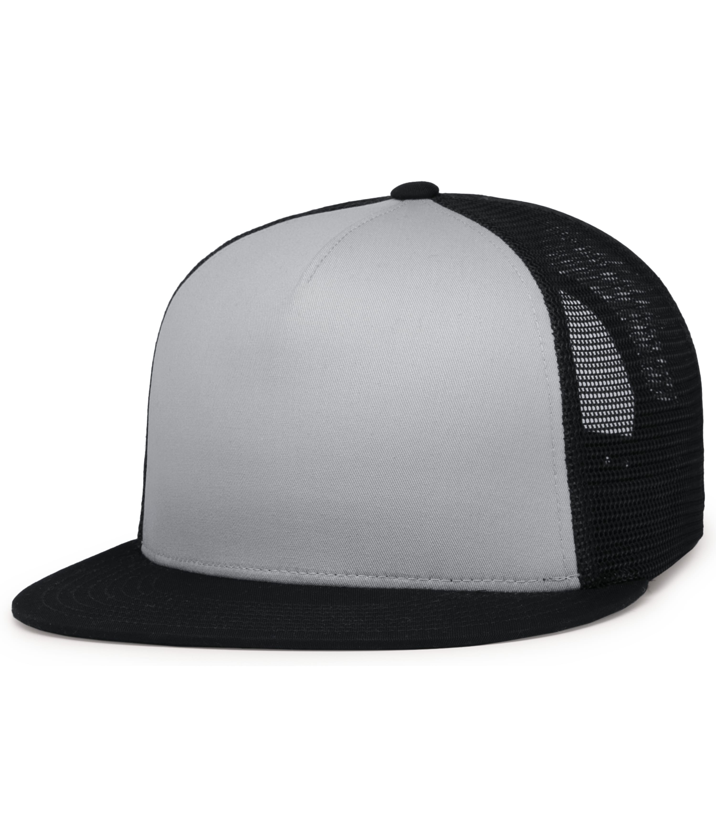 D-Series 5-Panel Trucker Snapback Cap, custom hat with logo imprint 9
