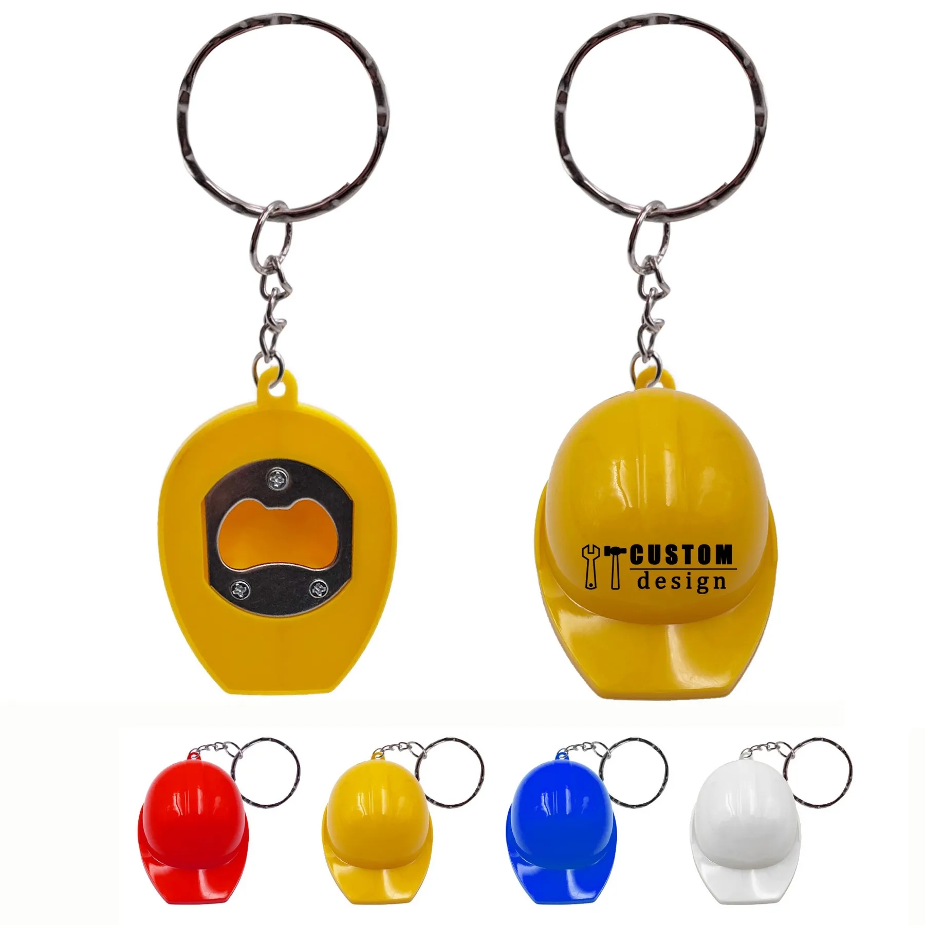 Hard Hat Bottle Opener Key chain 6