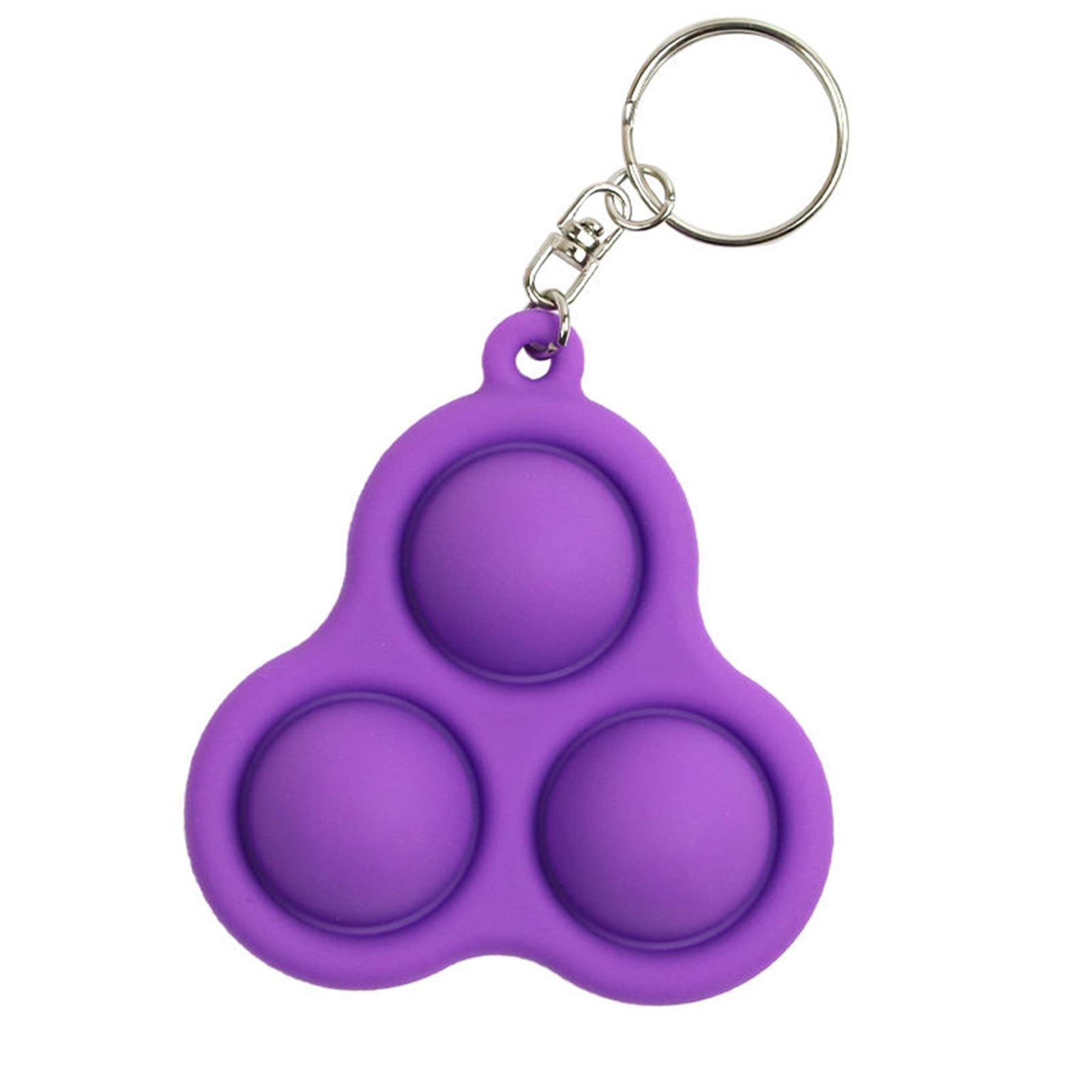Silicone Pop Bubble Fidget Keychain 4