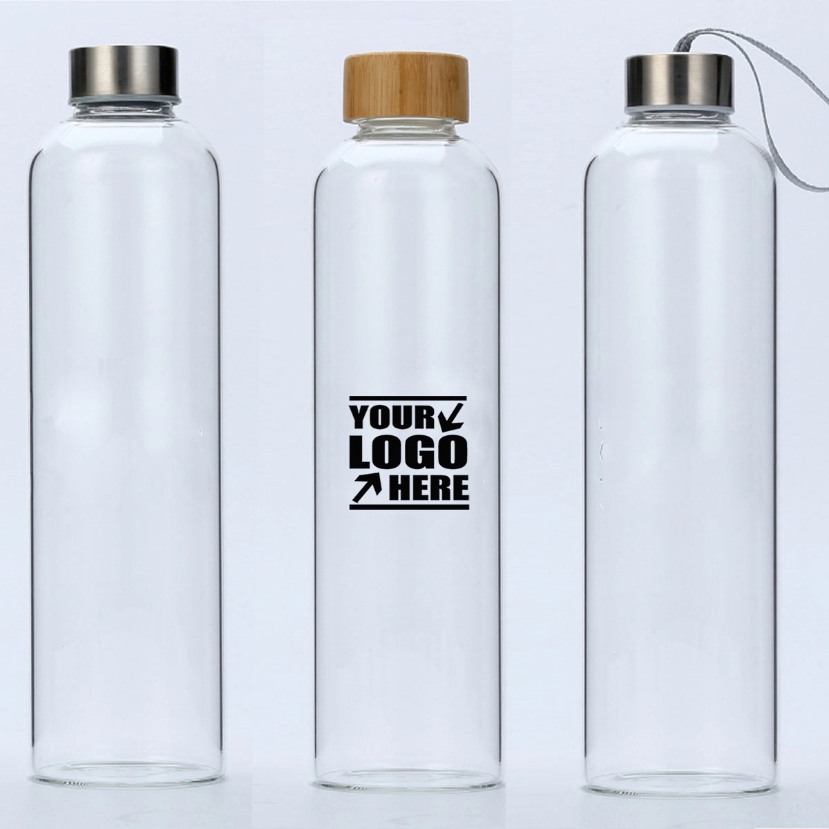 Clear Glass Bottles With Lids 33Oz 3