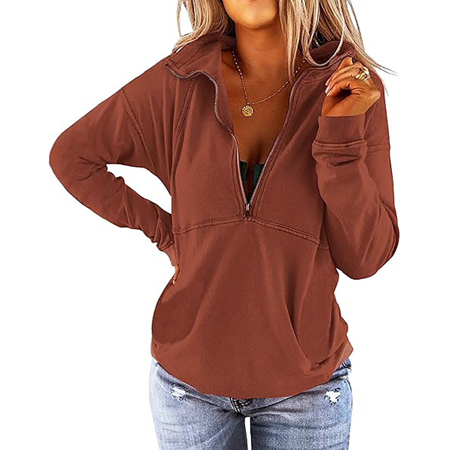 Loose Fit Casual Pullover 17