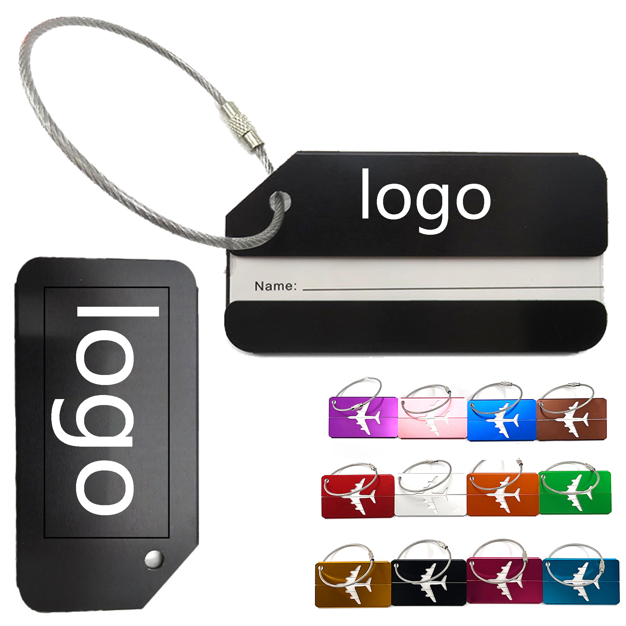 Luggage Tag Aluminum 8