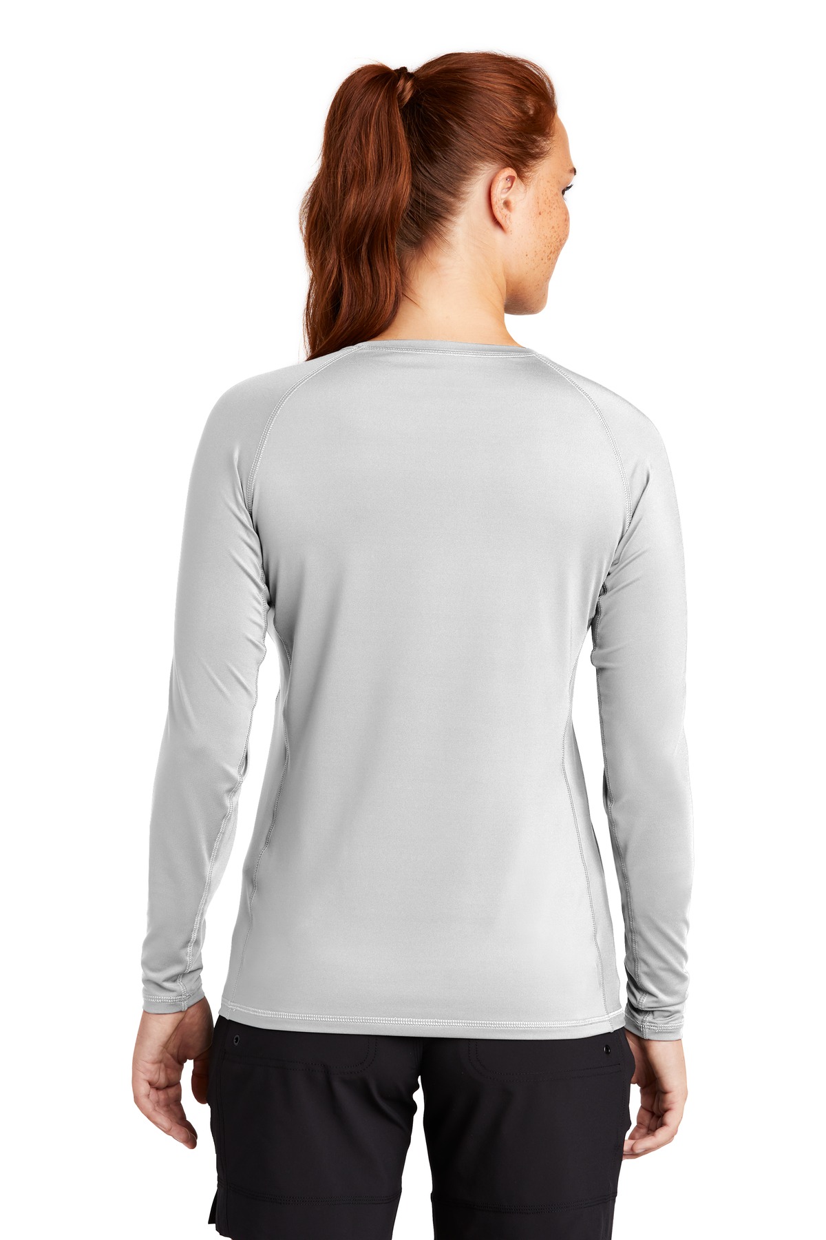 Sport-Tek Women's Long Sleeve Rashguard Tee. LST470LS 30