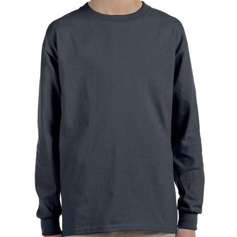 Gildan Ultra Cotton® Youth 6 Oz. Long-Sleeve T-Shirt 4