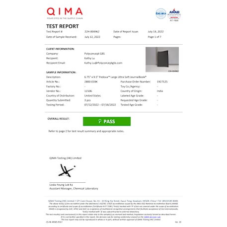 FSC® Mix 6.75" x 9.5" Pedova™ Large Soft Journal 9