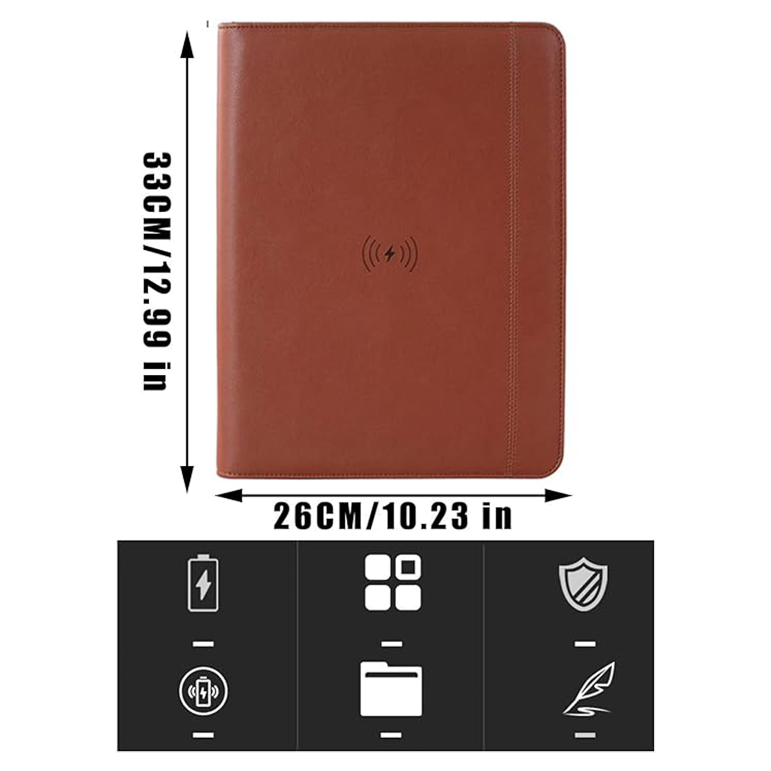 Notebook w/ Wireless Phone Charger 2
