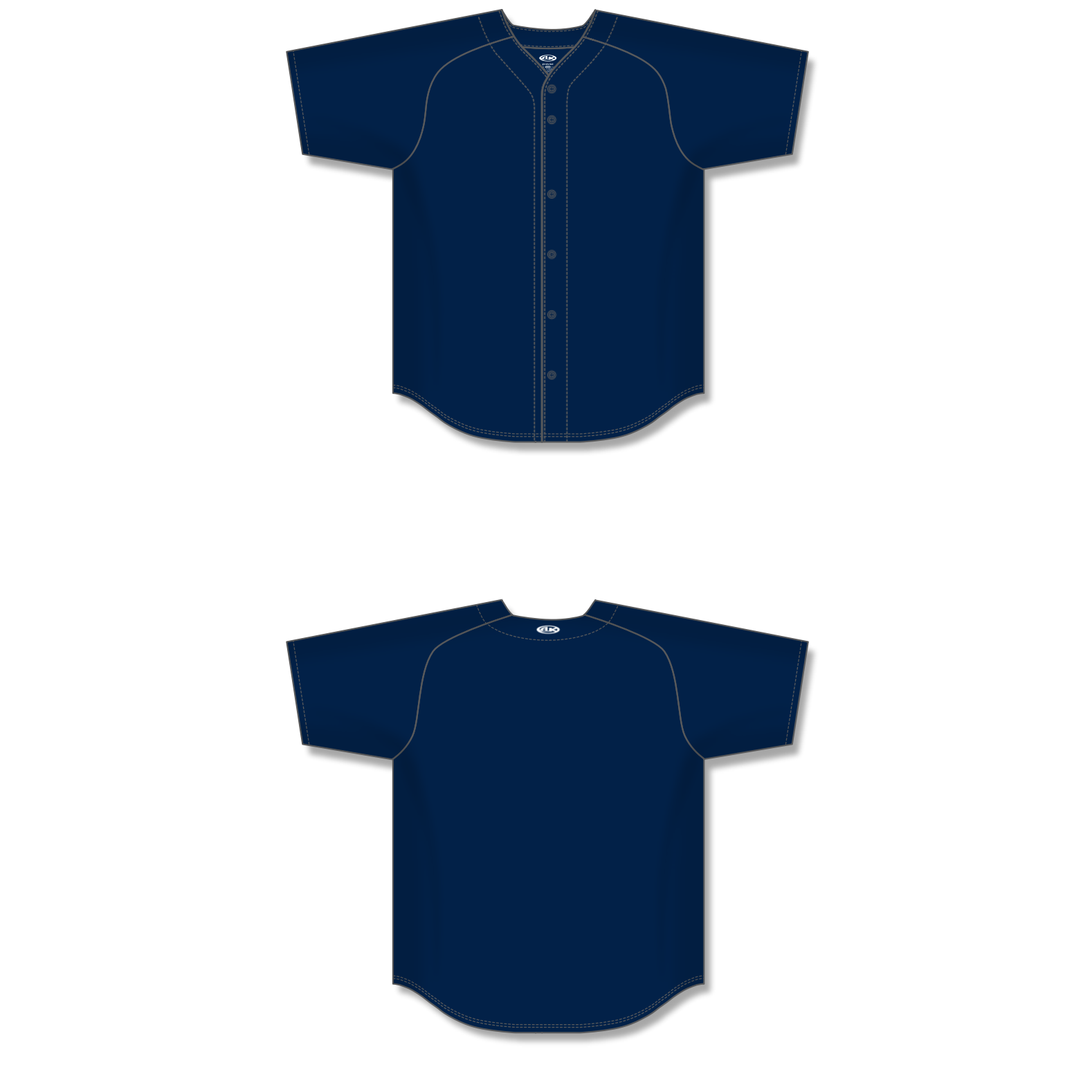 Full Button Baseball Jerseys BA5200-G01 10