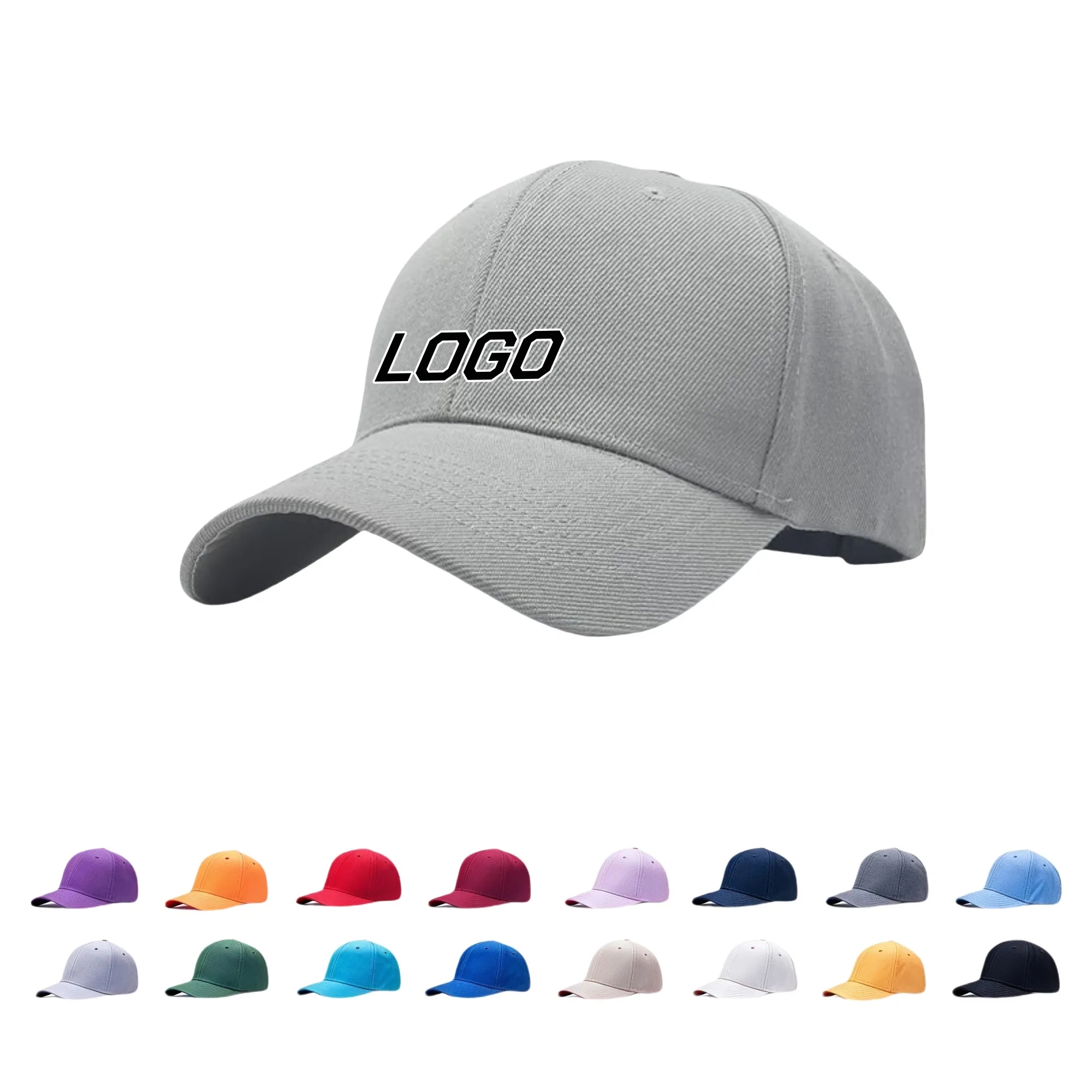 6 Panel Cotton Baseball Cap 7
