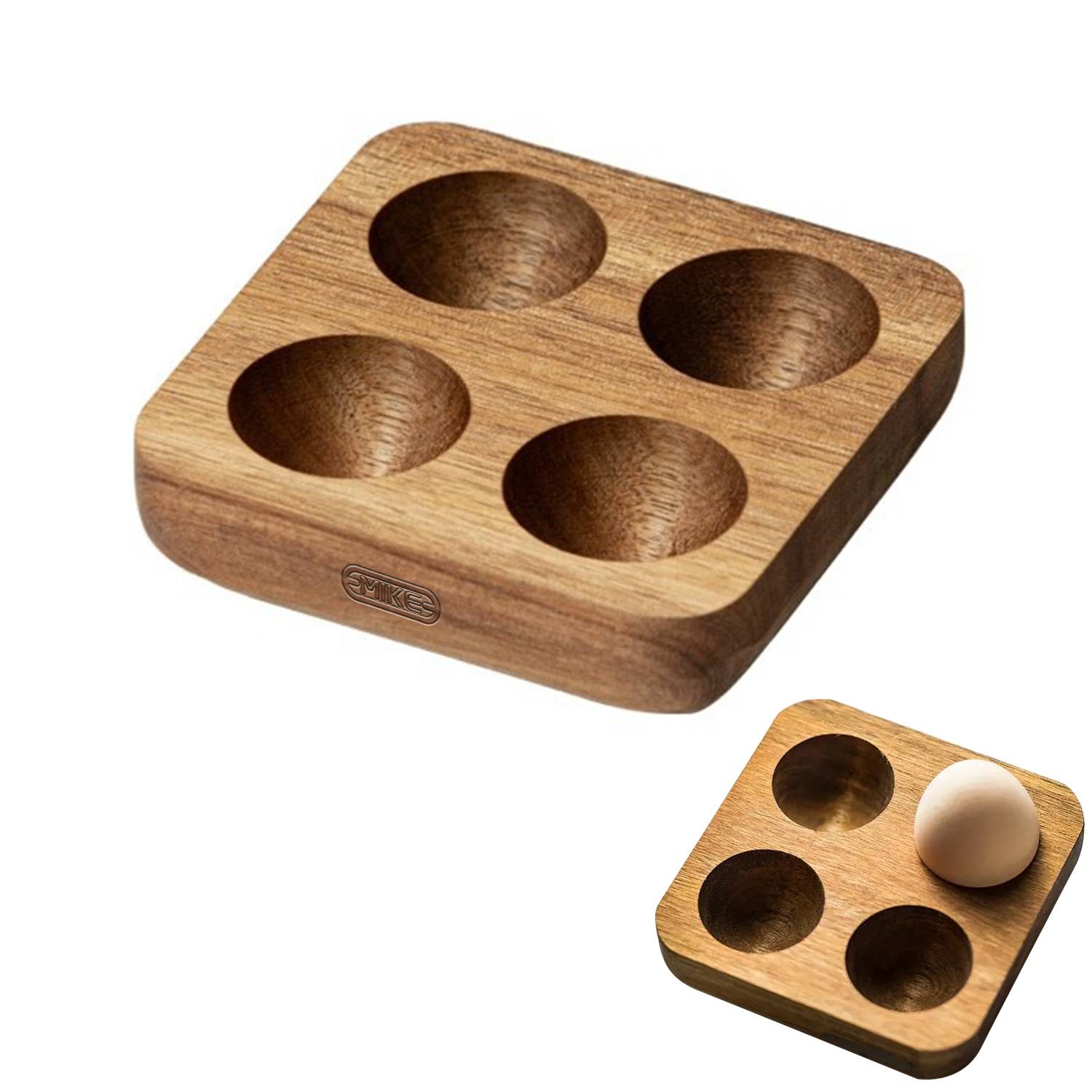 Solid wood Mini Egg Tray 1