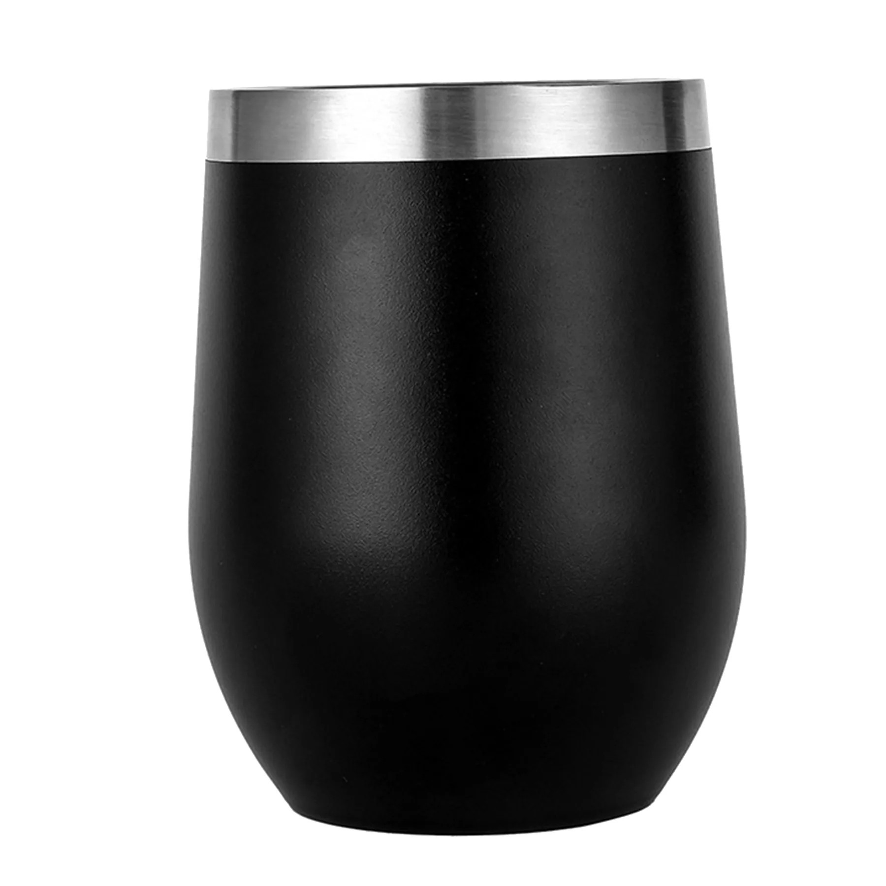 12Oz Stainless Steel Insulated Stemless Tumbler W/Lid 10