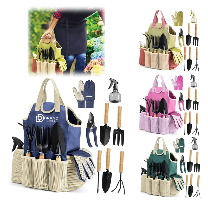 9" 1 Gardening Tool Kit with Tote Bag 2