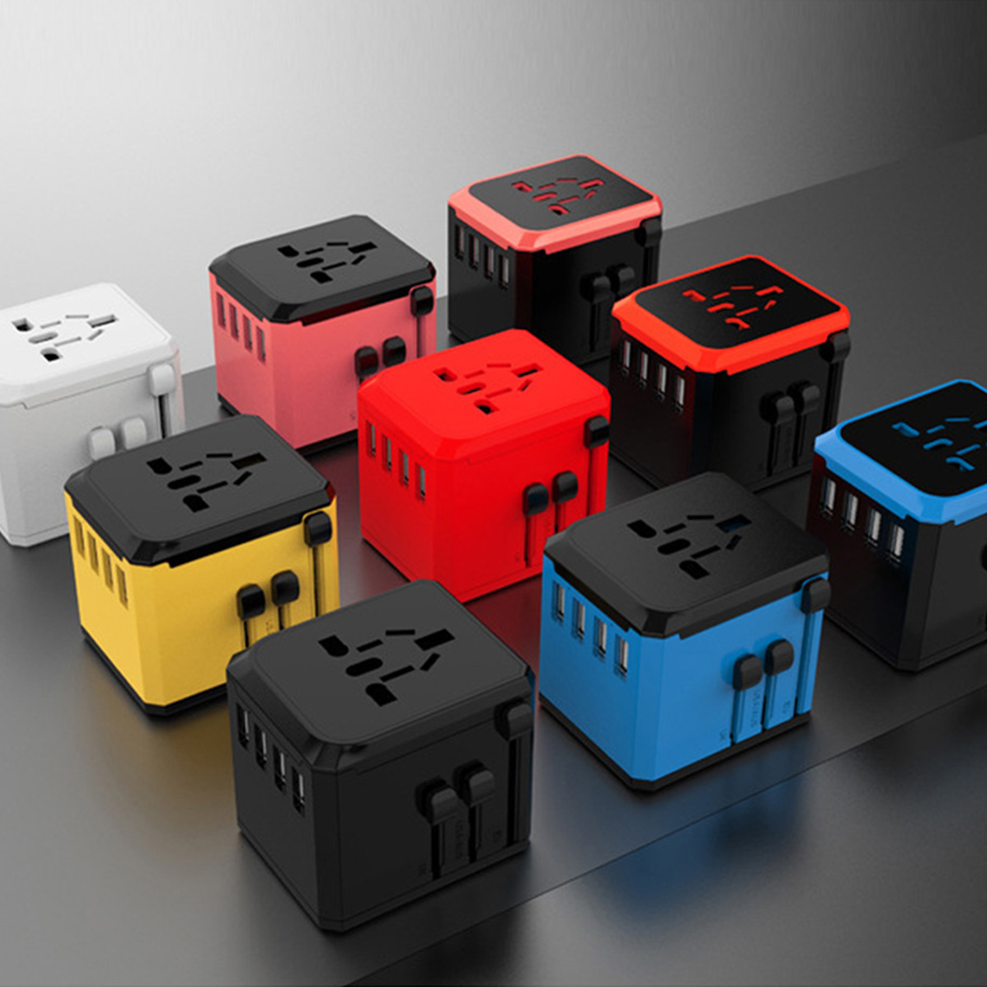 Universal Travel Adapter with USB & Type-C PD Charger 3