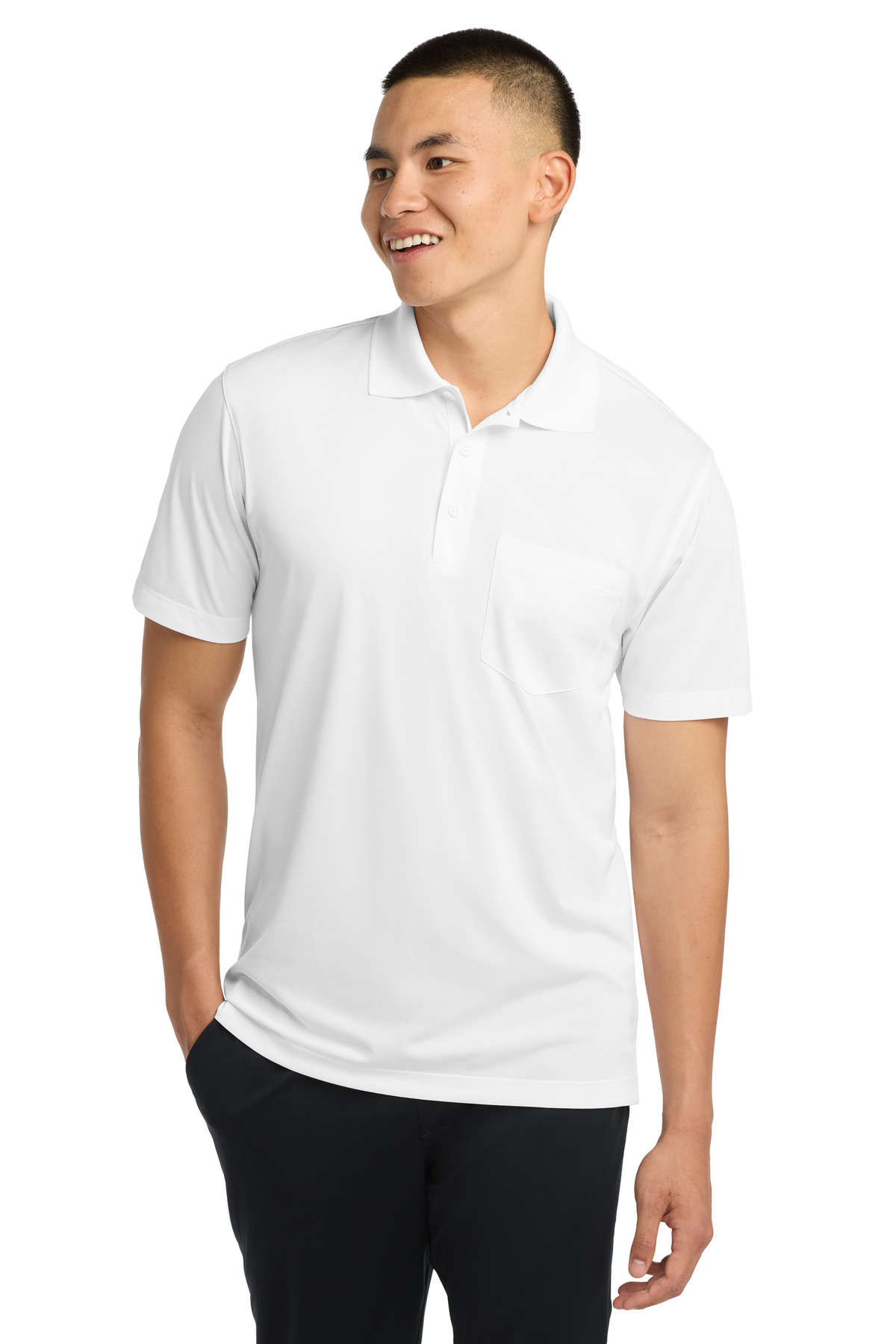 Sport-Tek Micropique Sport-Wick Pocket Polo. ST651 28