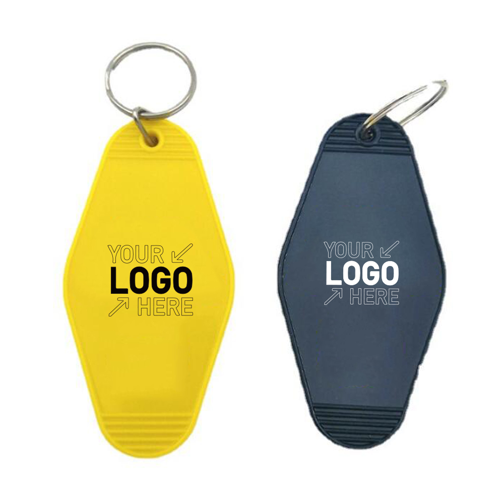 Vintage Key Tag Hotel Motel Keychain 4