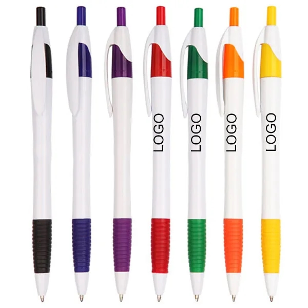 Plastic Cougar Rubber Grip Ballpoint Pen 2