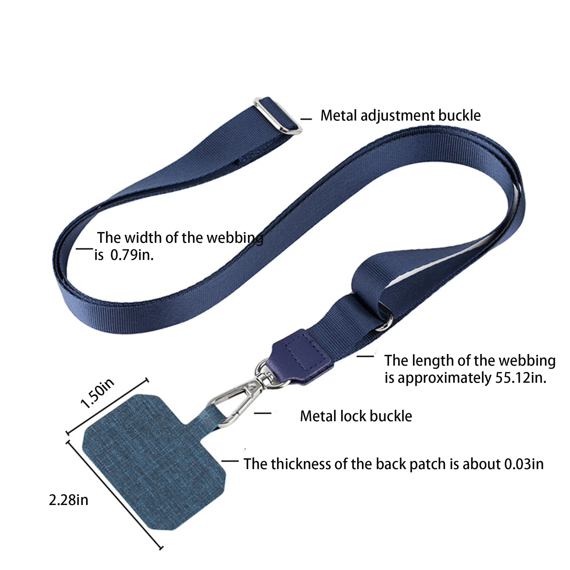 Mobile Phone Lanyard and Universal Neck Strap Patch 2