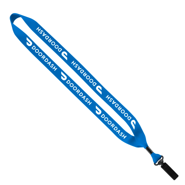 3/4" Polyester Lanyard with Bulldog Clip 6
