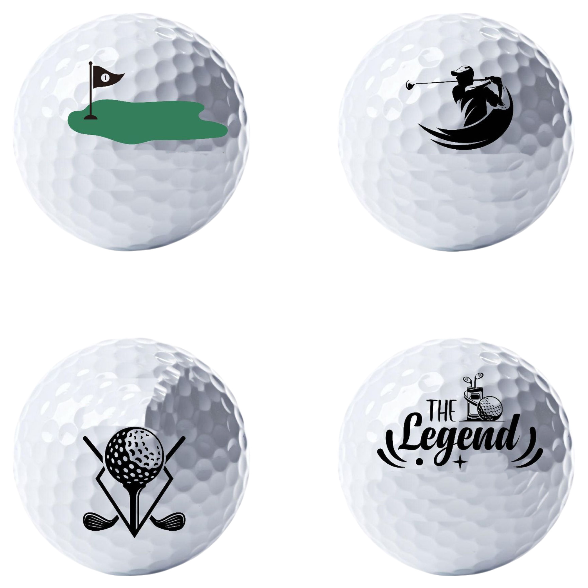 MOQ 10 Professional Colored Golf Ball 1