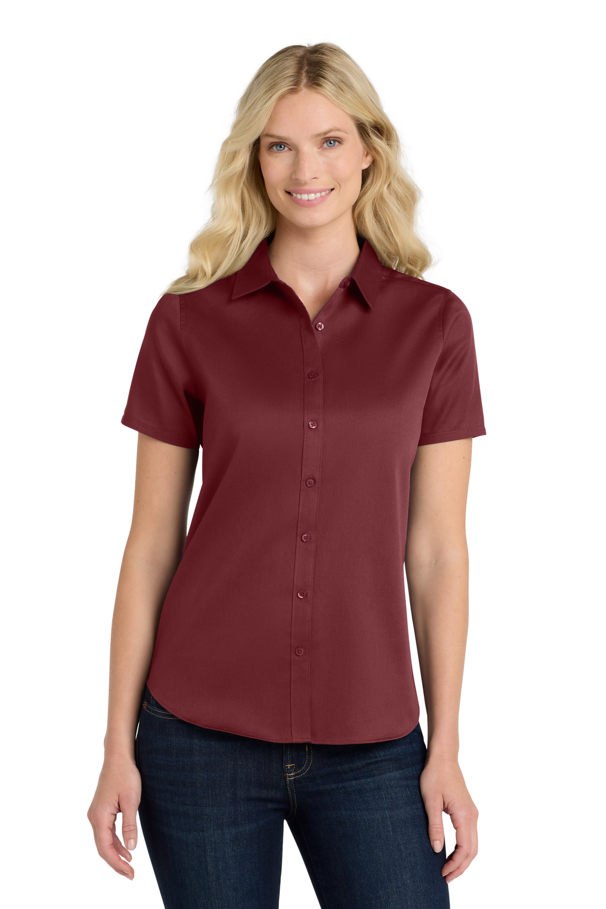 Women's Short Sleeve SuperPro React Twill Shirt