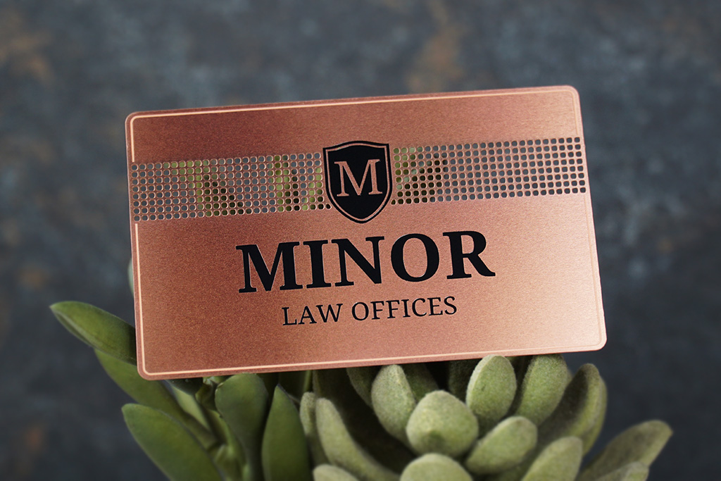Rose Gold Metal Business Cards 17
