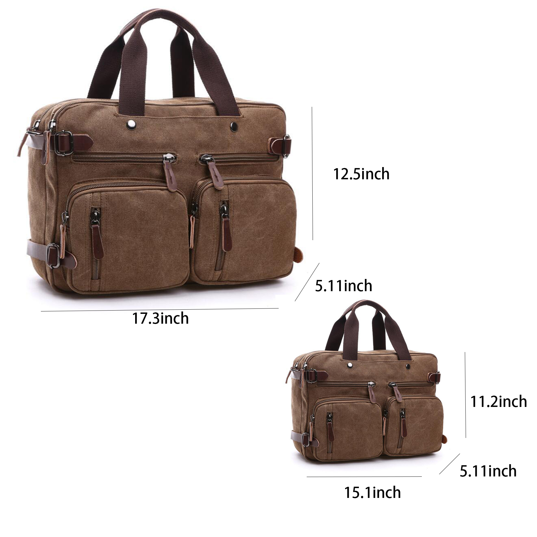 Canvas Wearable Duffel bag 7