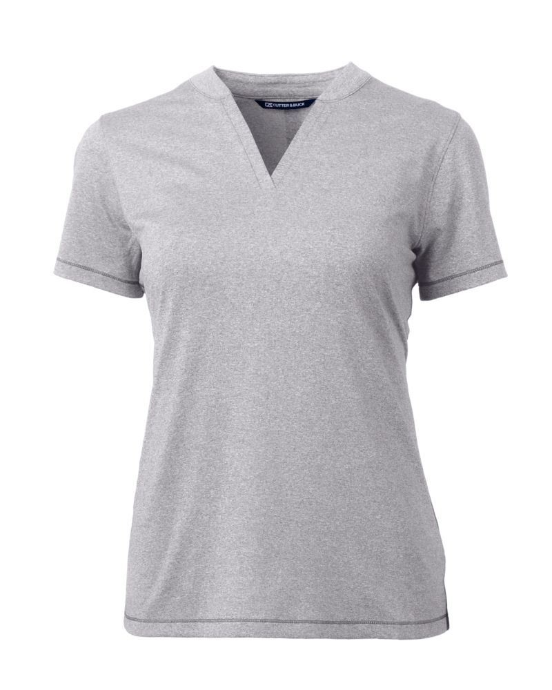 Cutter & Buck Forge Recycled Four-Way Stretch Heathered Womens Blade Top 78