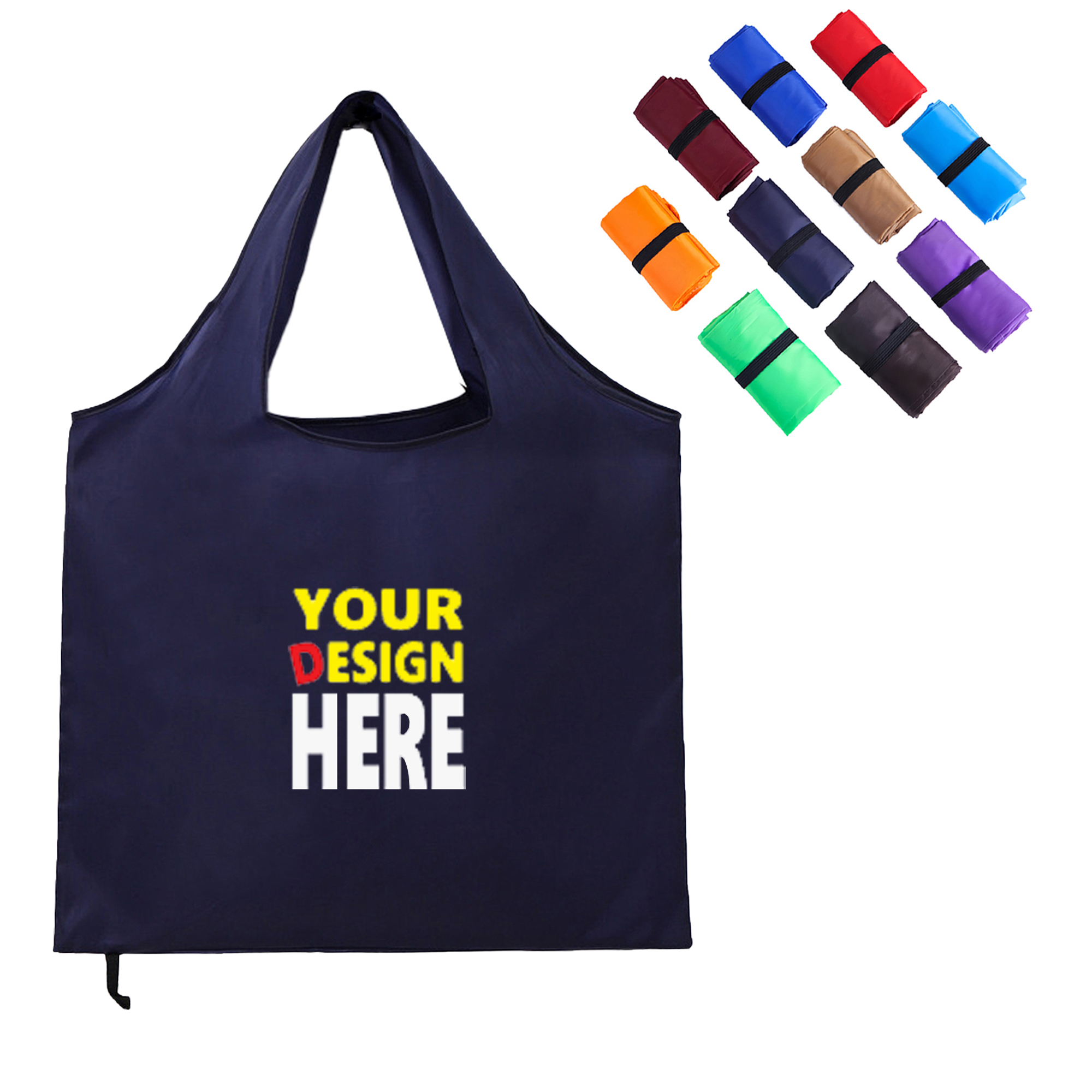 Foldable Tote Bag, custom tote bag with logo imprint 2