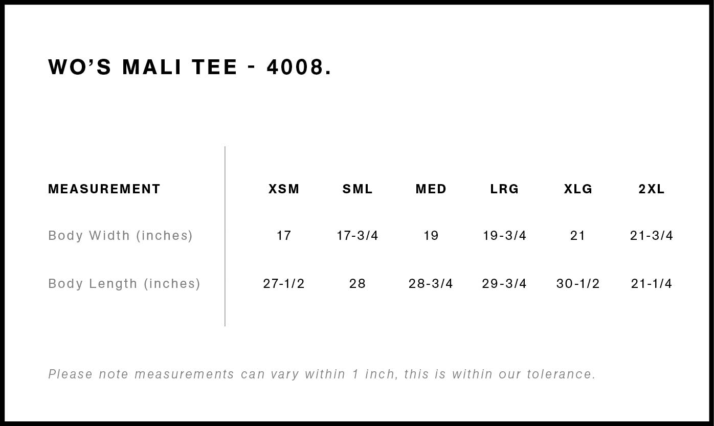 Wo's Mali Tee | 4008 24