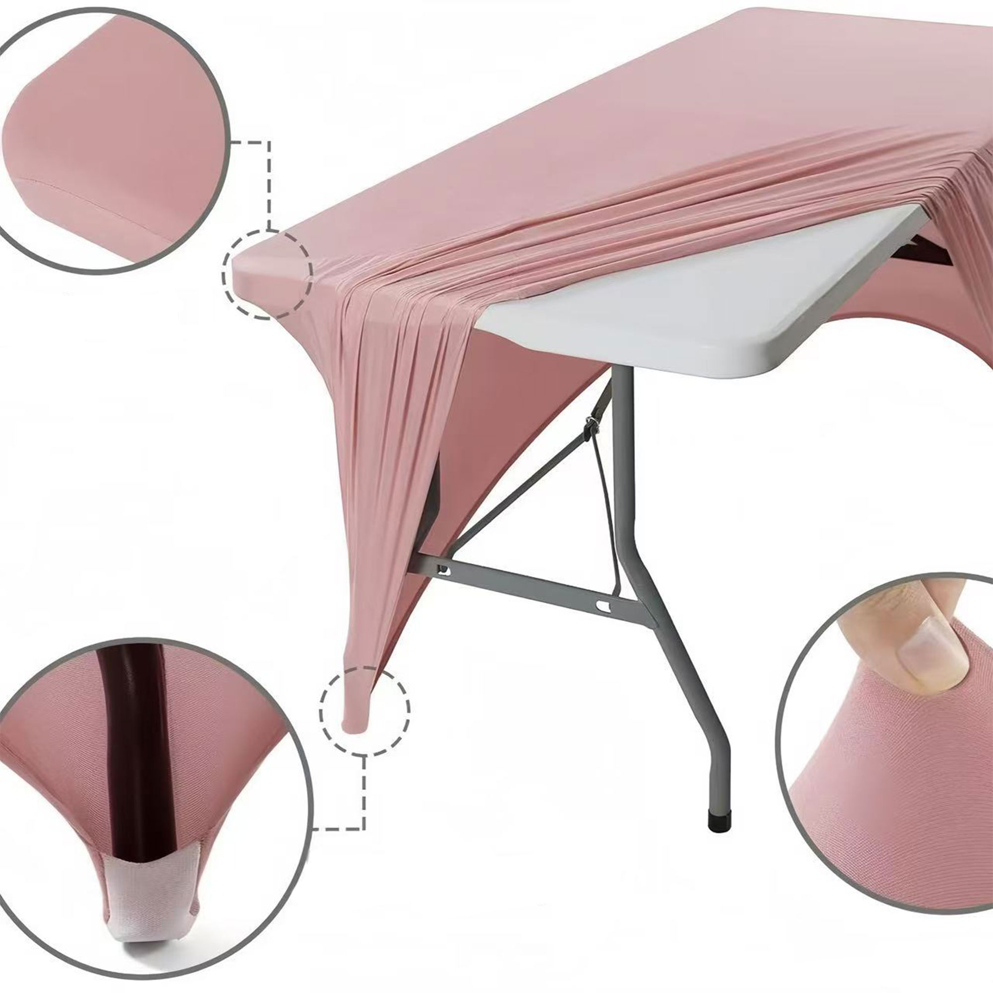 Waterproof Stretch Spandex Table Cover 7