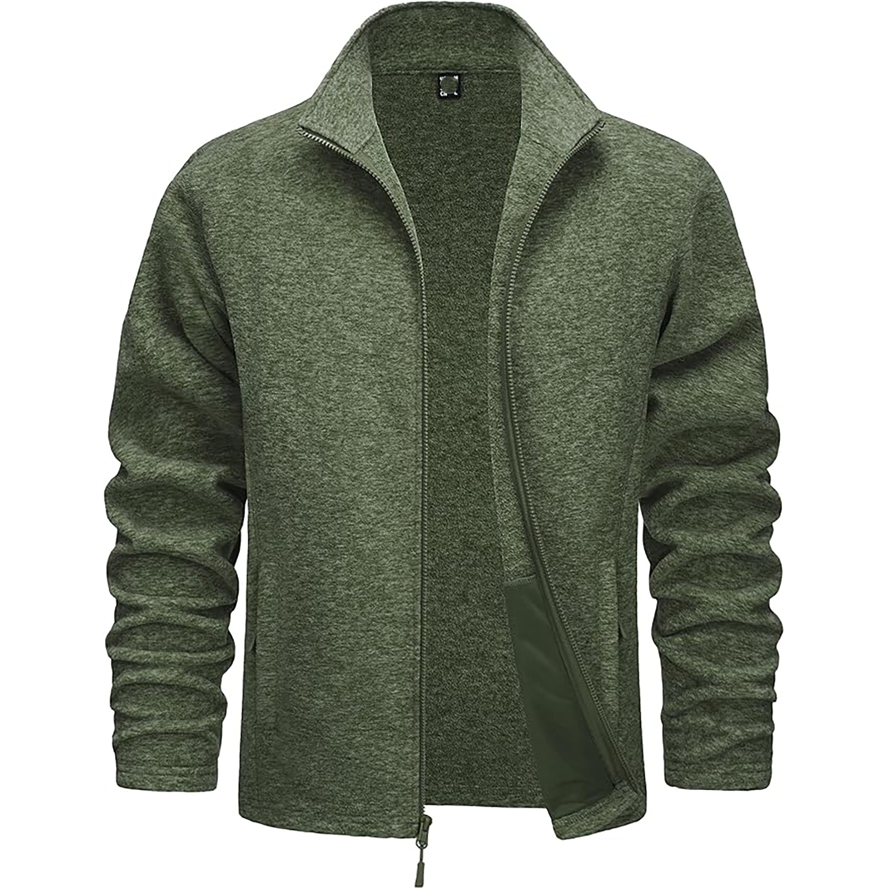 "Men Zipper Fleece Jacket Full zipper" 27