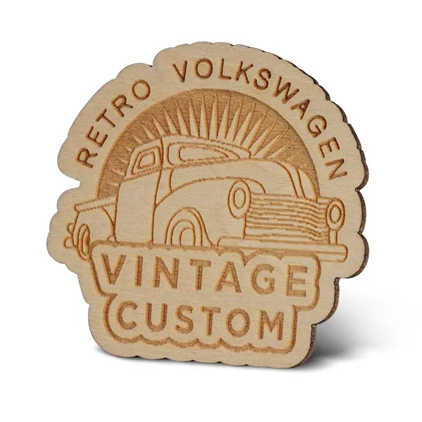 0.75"Custom Wood Pins 1