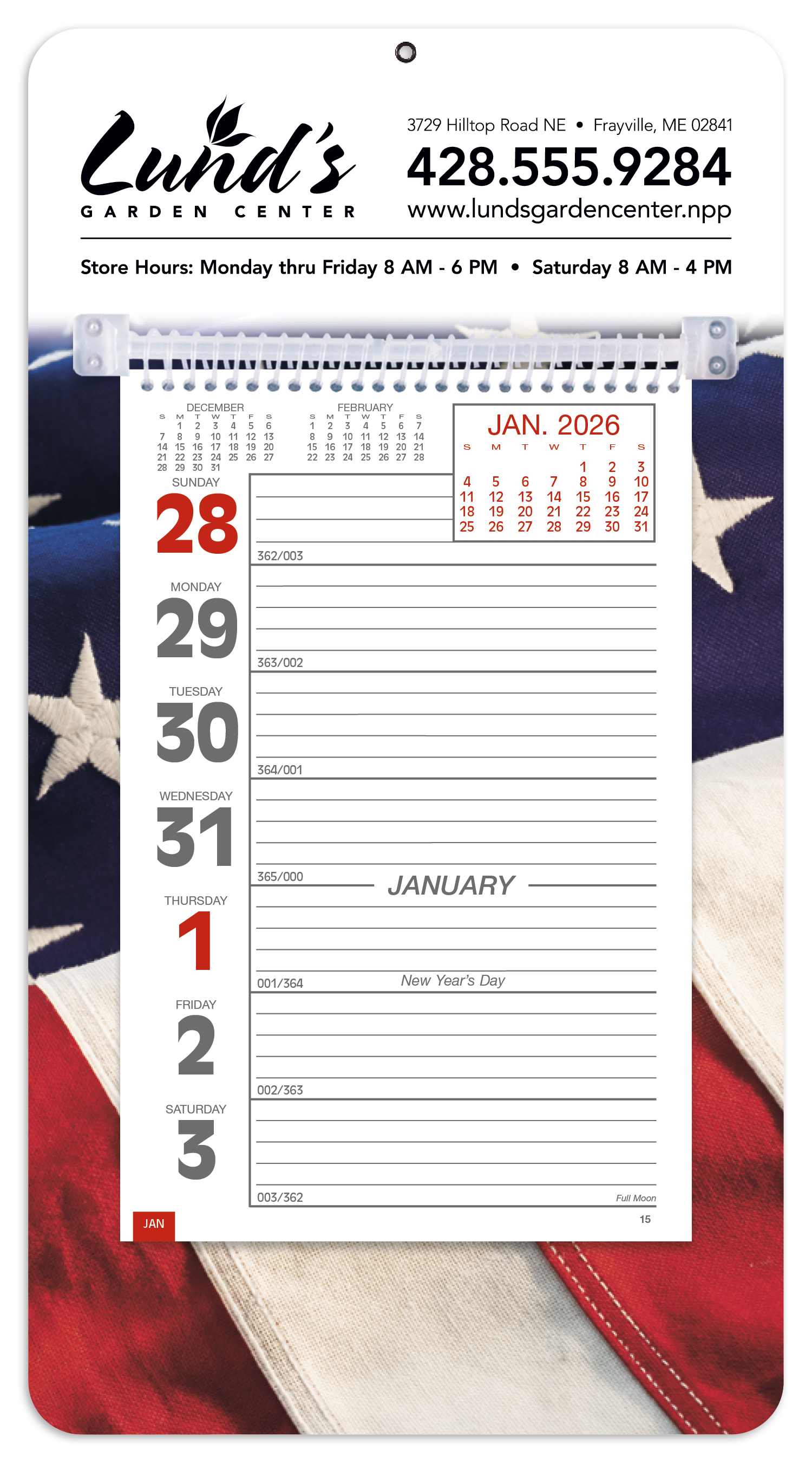Triumph® Calendars Full-Color Weekly Memo Calendar 55