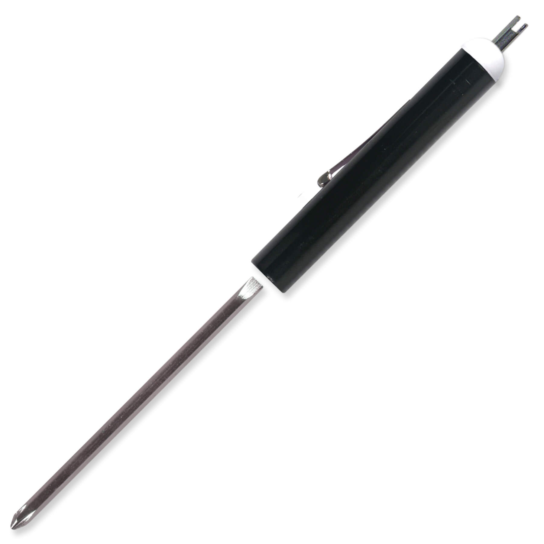Pocket Screwdriver Reversible Flat Blade + Valve Stem Top 25