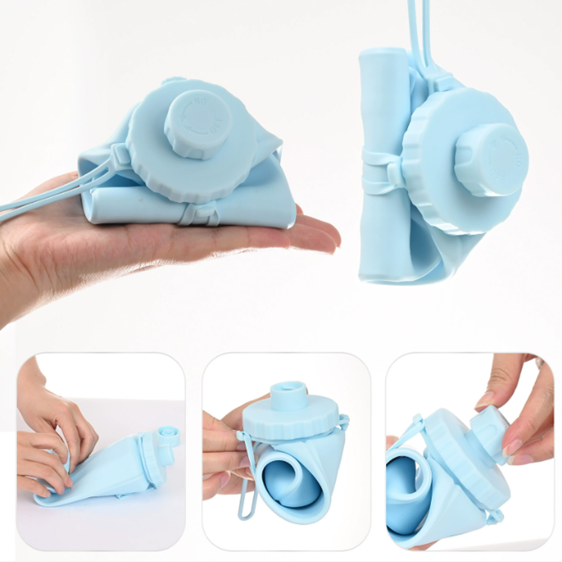 Foldable Silicone Sports Kettle 2