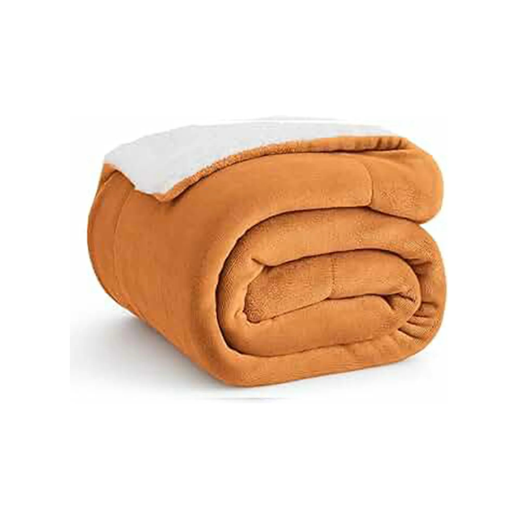 Soft Sherpa Fleece Throw Blanket 50"L x 60"W 3
