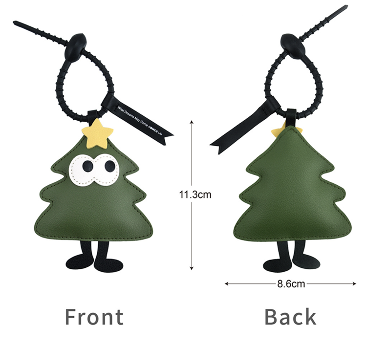 Christmas and New Year PU Pendant Bag Charms 8