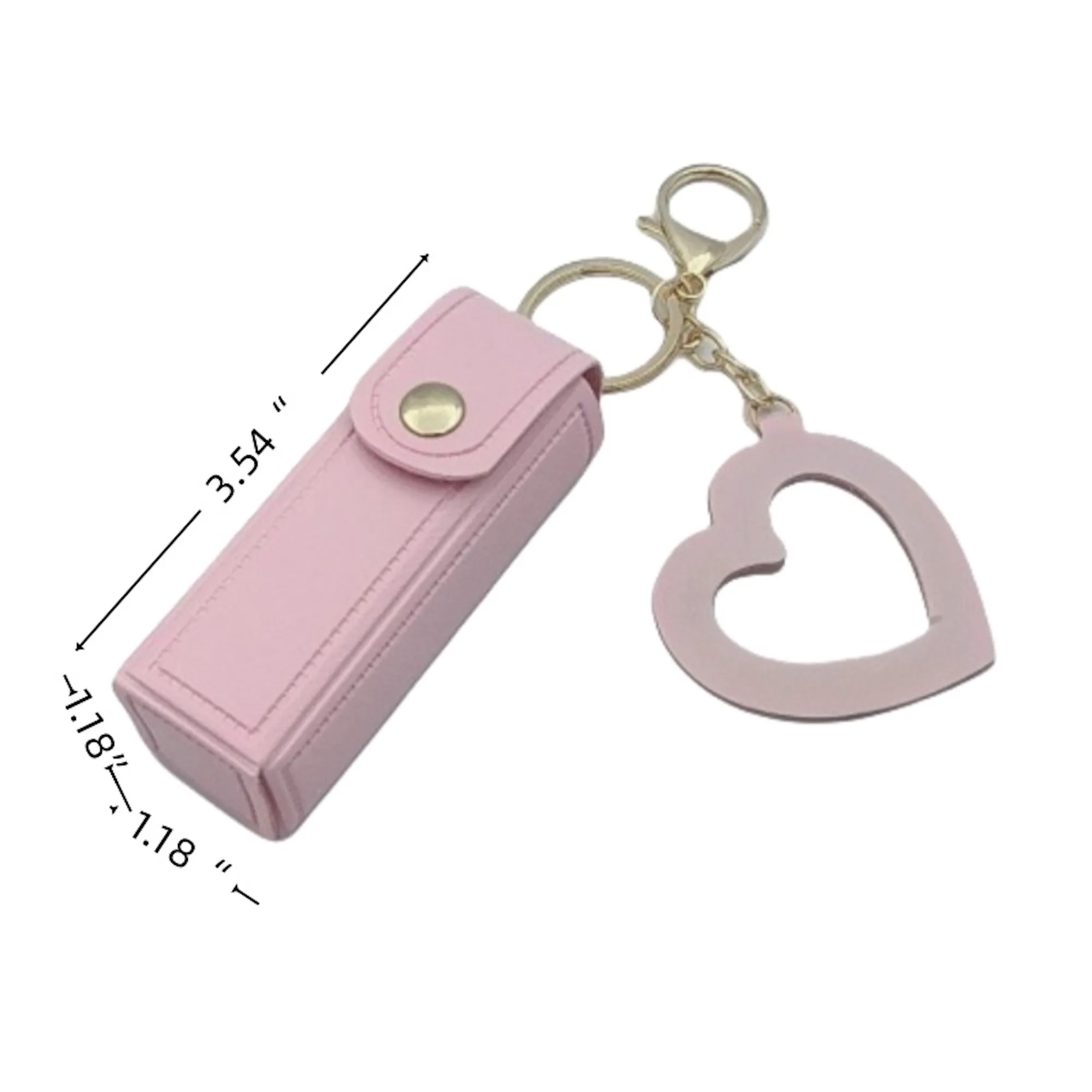 Lipstick Bag Keychain With Mirror 5