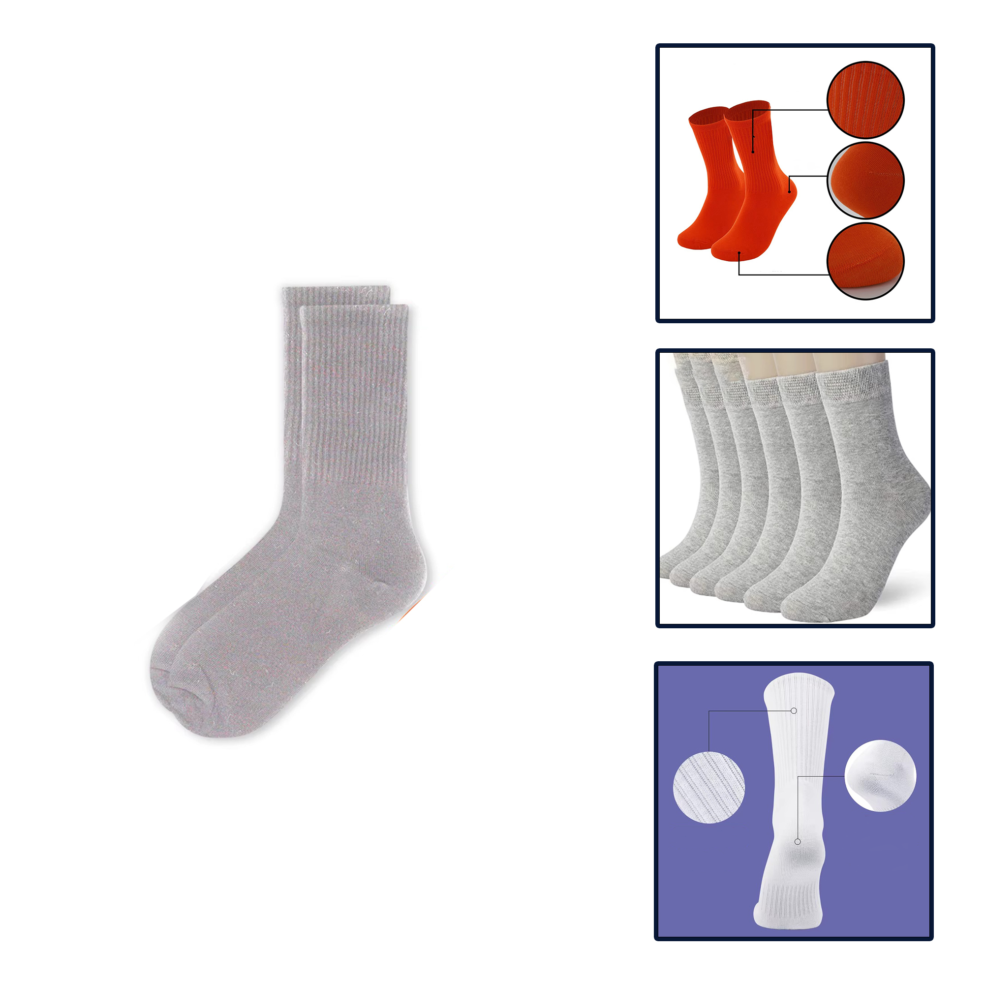 Athletic Cotton Socks 7
