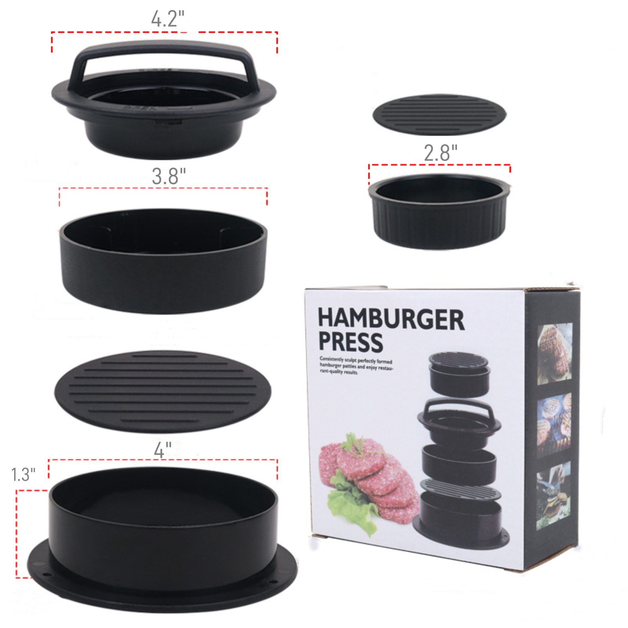 Hamburger Press Patty Maker 4