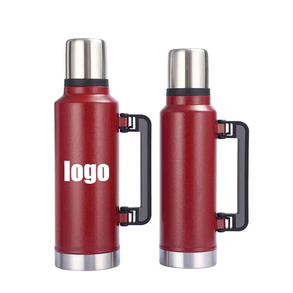 Double Layer 304 Stainless Steel Thermos Cup Travel Pot 2