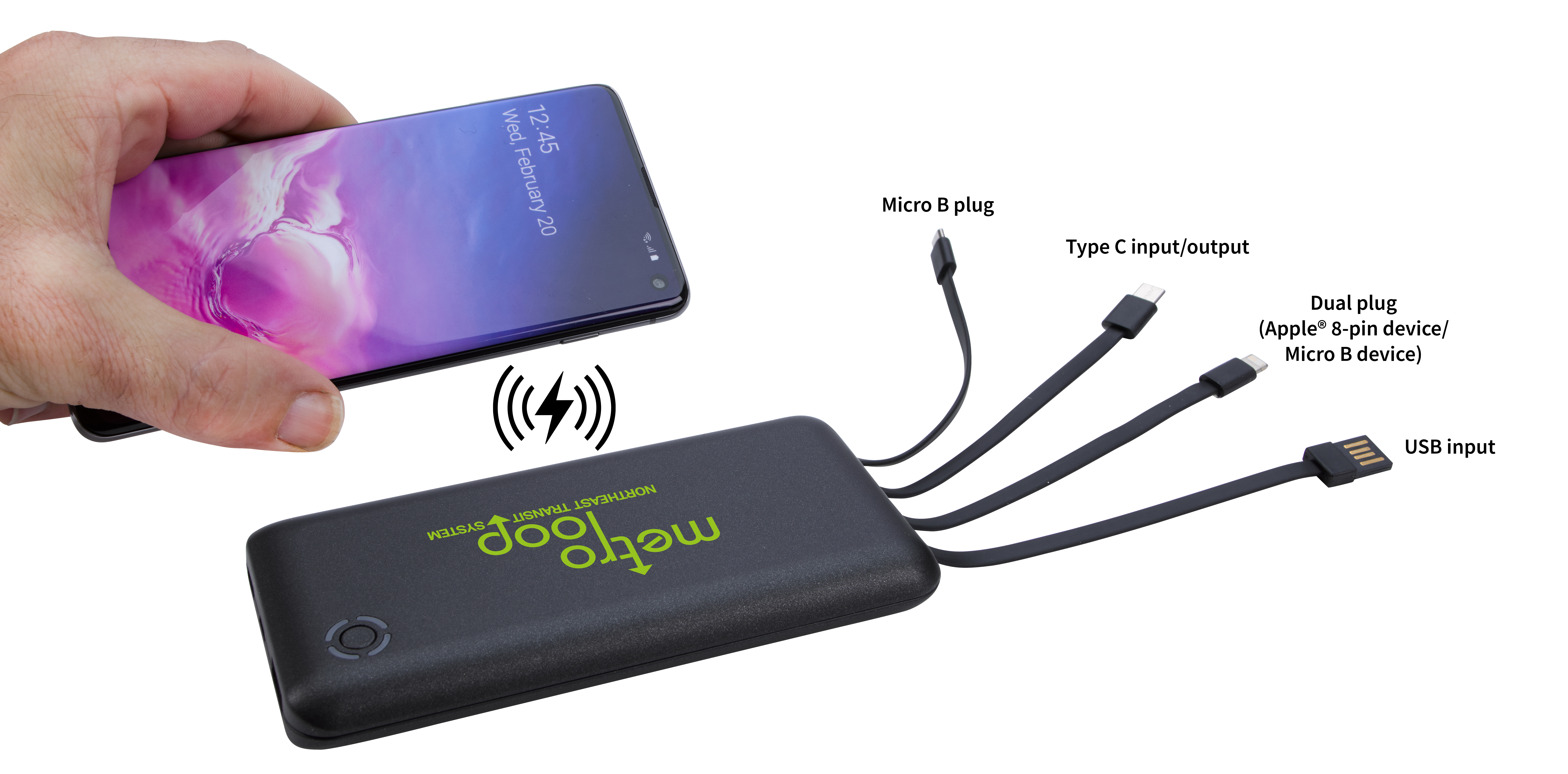 Charge Wave Wireless Power Bank 10 000 mAh